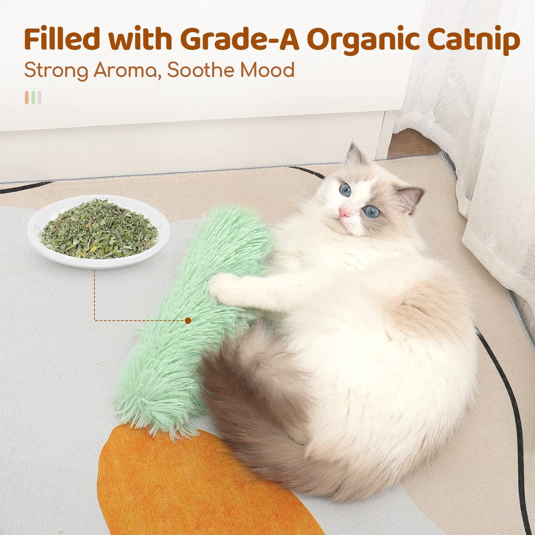 Potaroma Cat Toys Pillows, 3 Pack