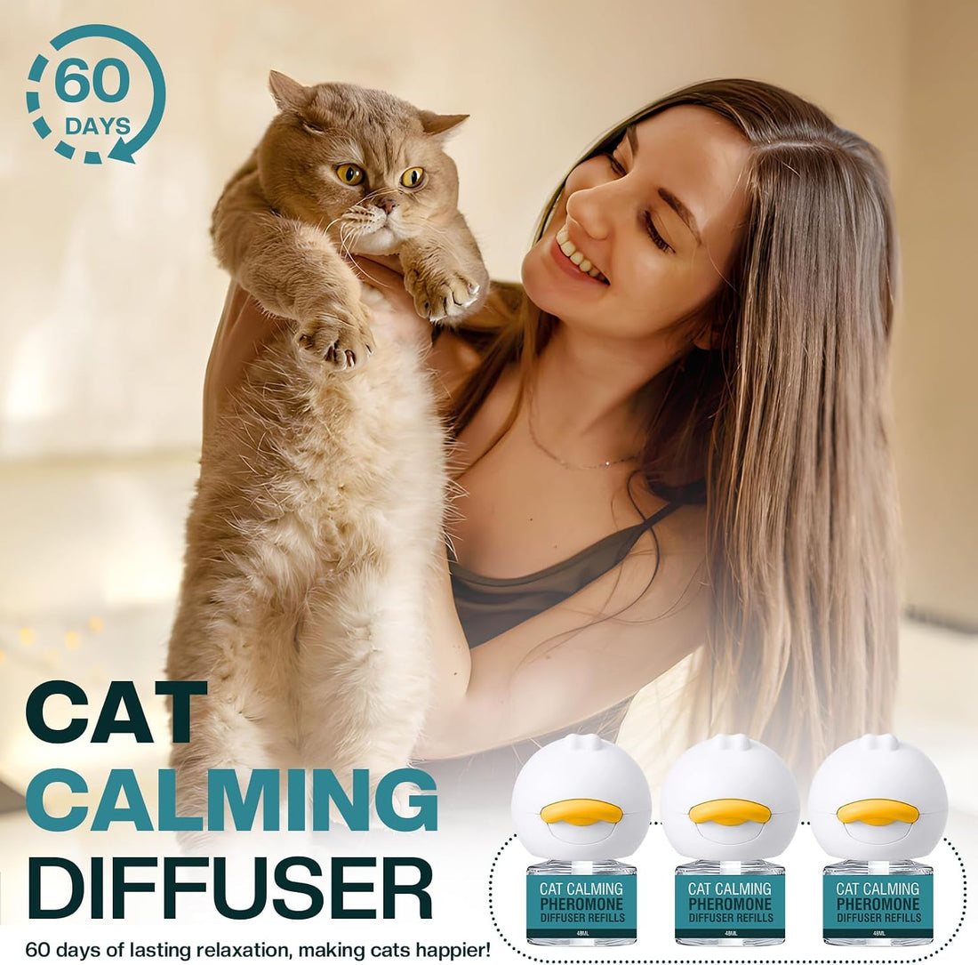 Cat Calming Diffuser 6 in 1 Multicat Calming Pheromones Diffusers