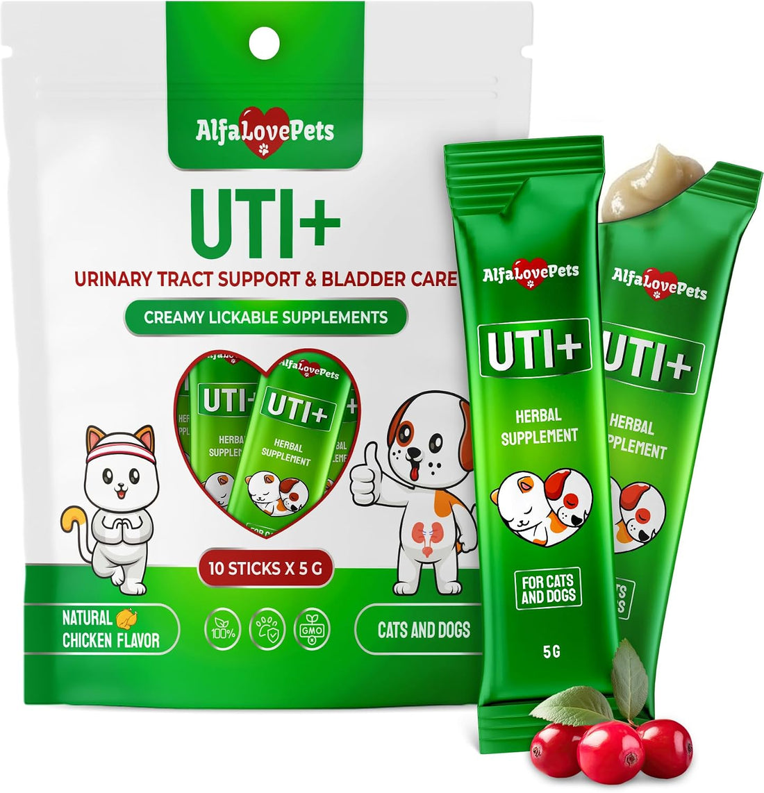 Cat UTI Treatment for Frequent Urination, Bladder & Kidney Irritation
