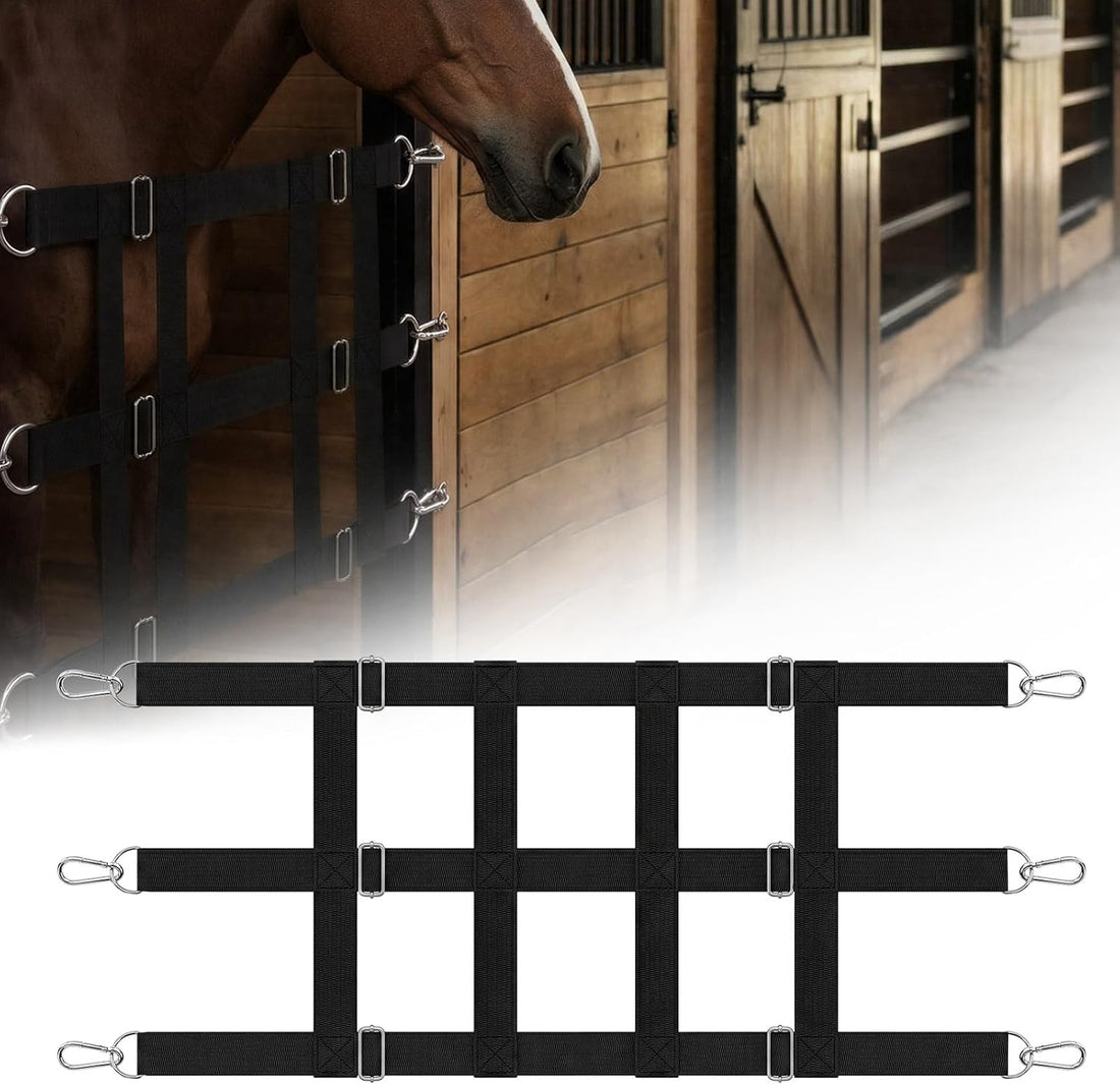 Aliceset Stall Guards for Horses 48" x 18" with Adjustable Strap