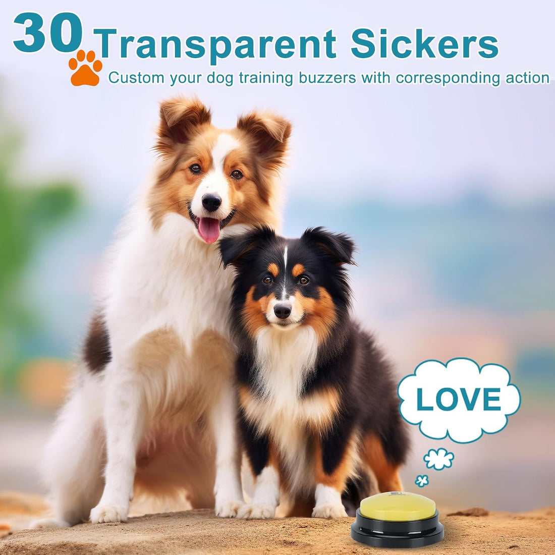 6 Pcs Dog Talking Button Set