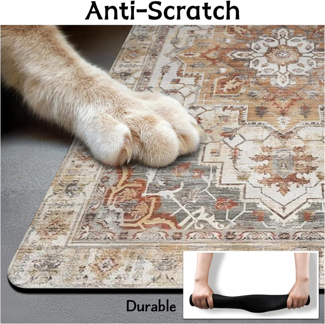 Pet Food Mats for Floor, Absorbent Dog Mat for Food and Water