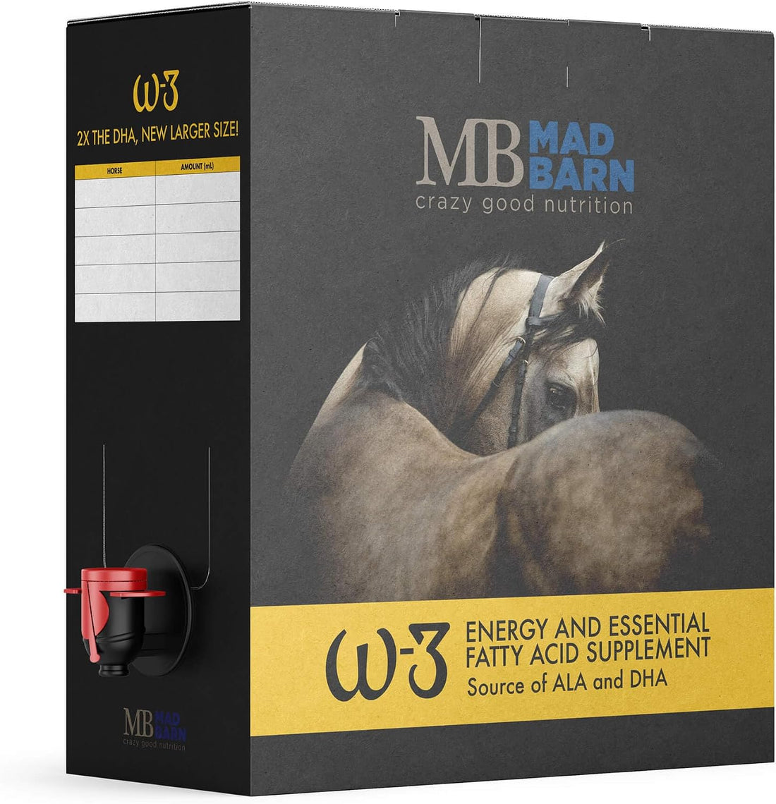 Mad Barn - W-3 Oil 5 L with Omega-3 DHA & Natural Vitamin E