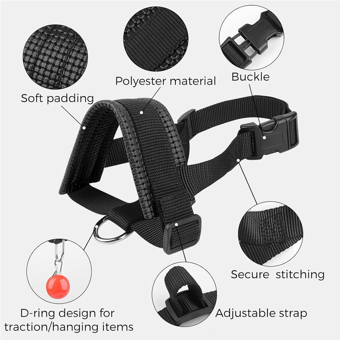 Nylon Dog Muzzle for Small,Medium,Large Dogs Prevent from