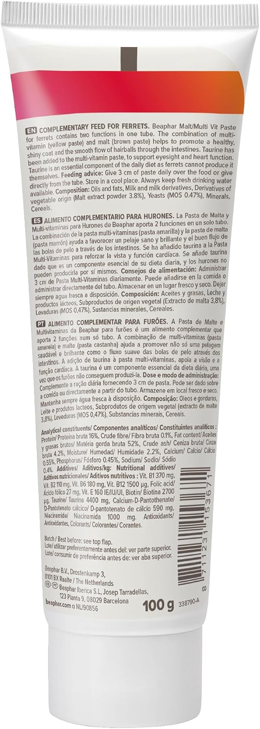 Beaphar Malt Paste Ferrets Vitamin Supplement & Treat