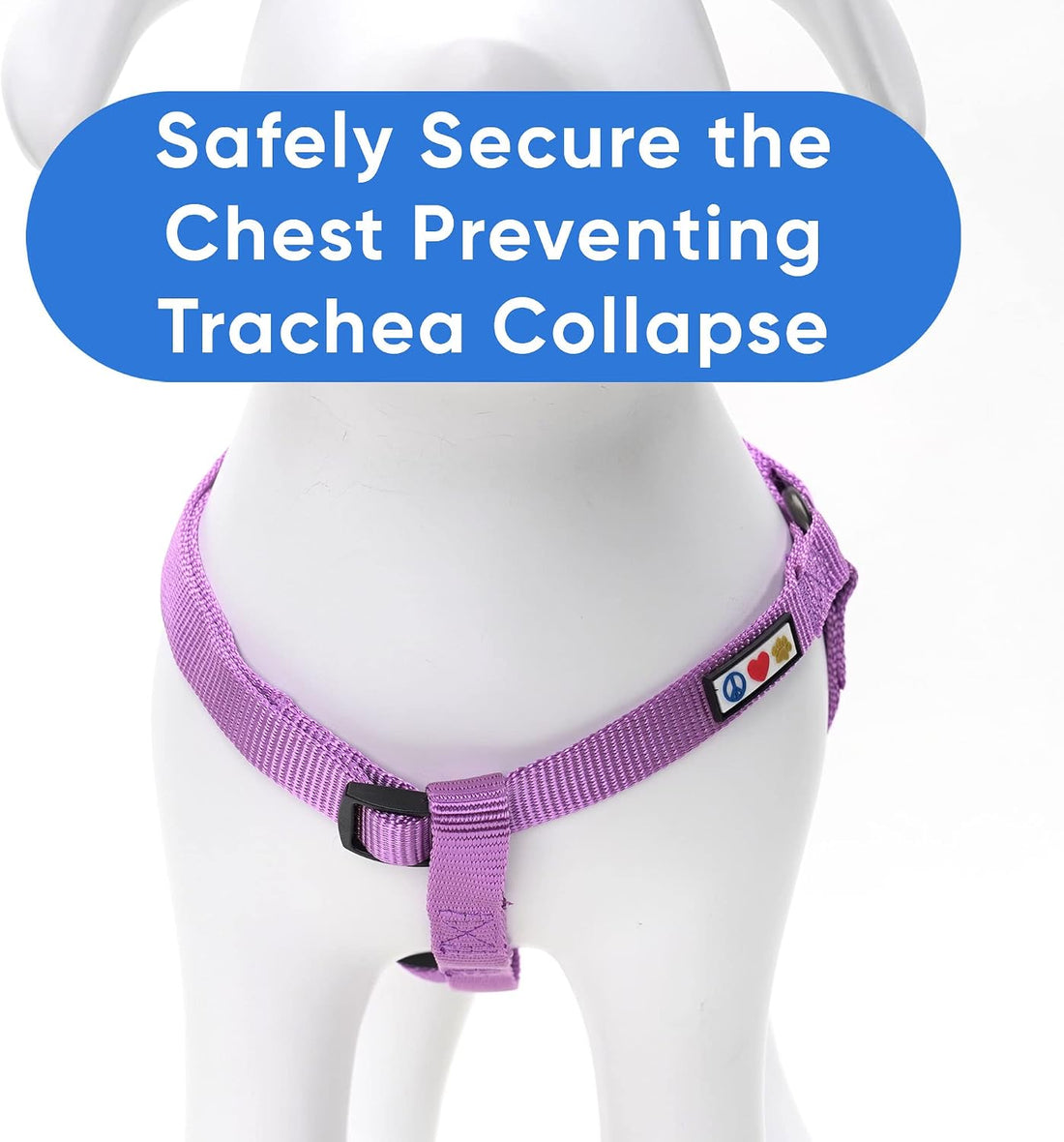 Pawtitas Step-in Dog Harness, Adjustable No-Pull Vest