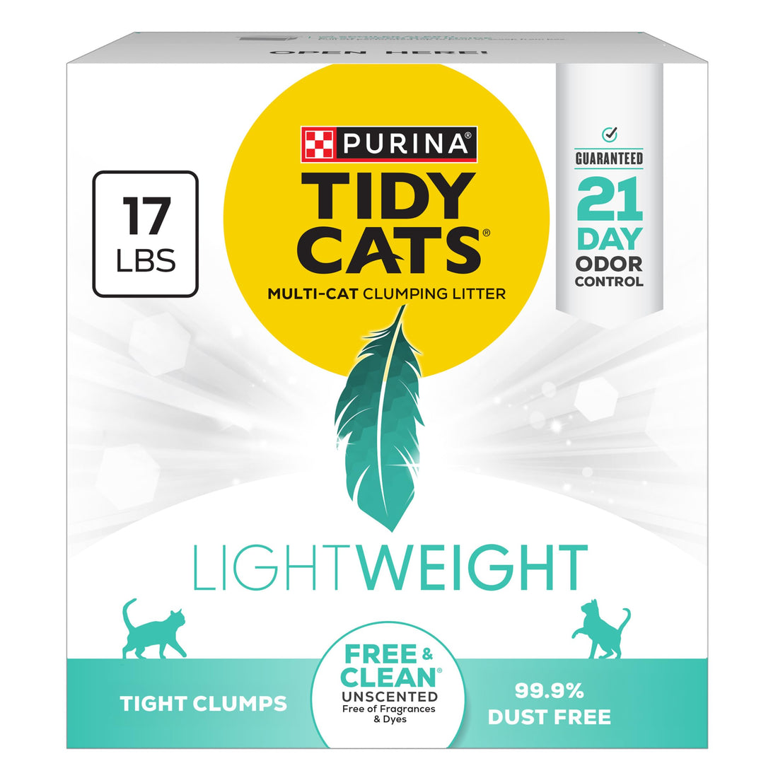 Purina Tidy Cats LightWeight Free and Clean Unscented, Multi-Cat