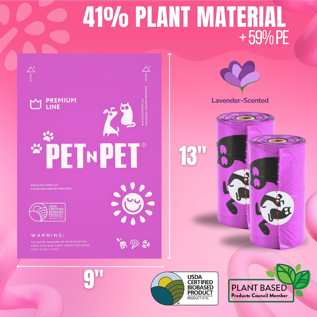 PET N PET Poop Bags for Dogs
