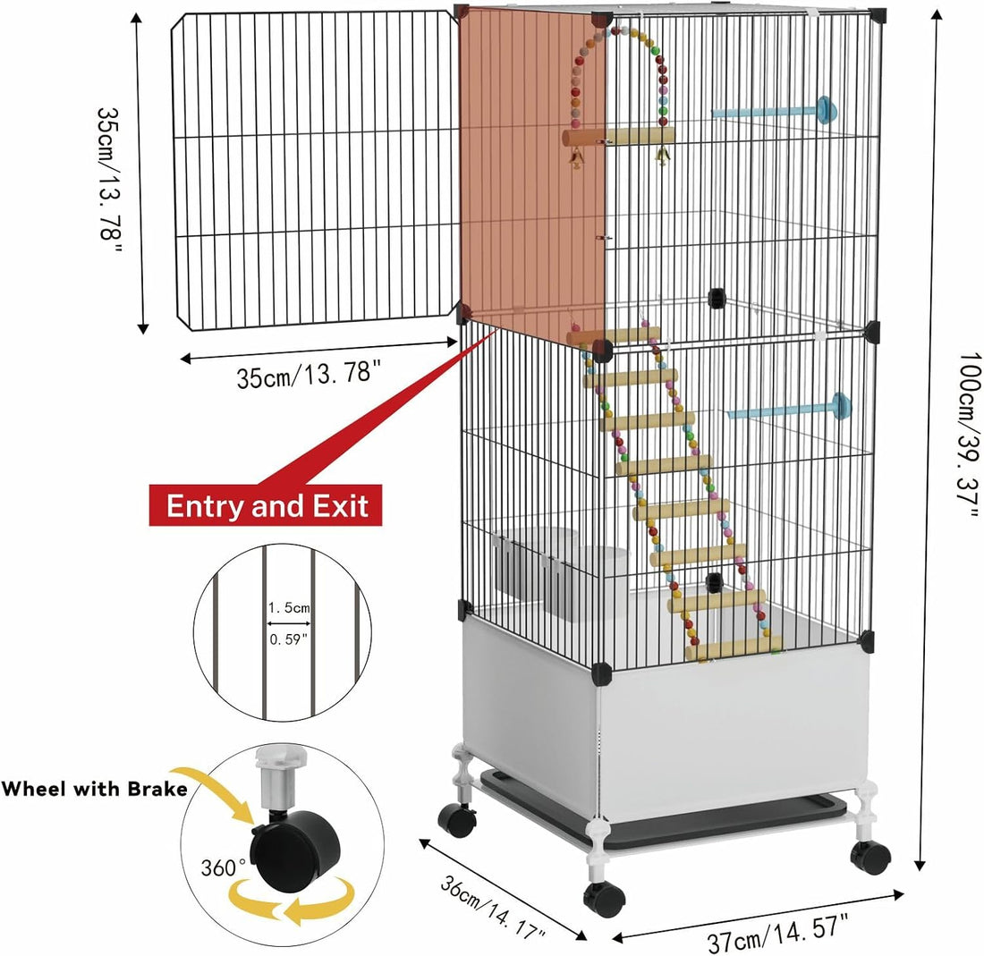 STILLCOVE Medium Flight Bird Cage