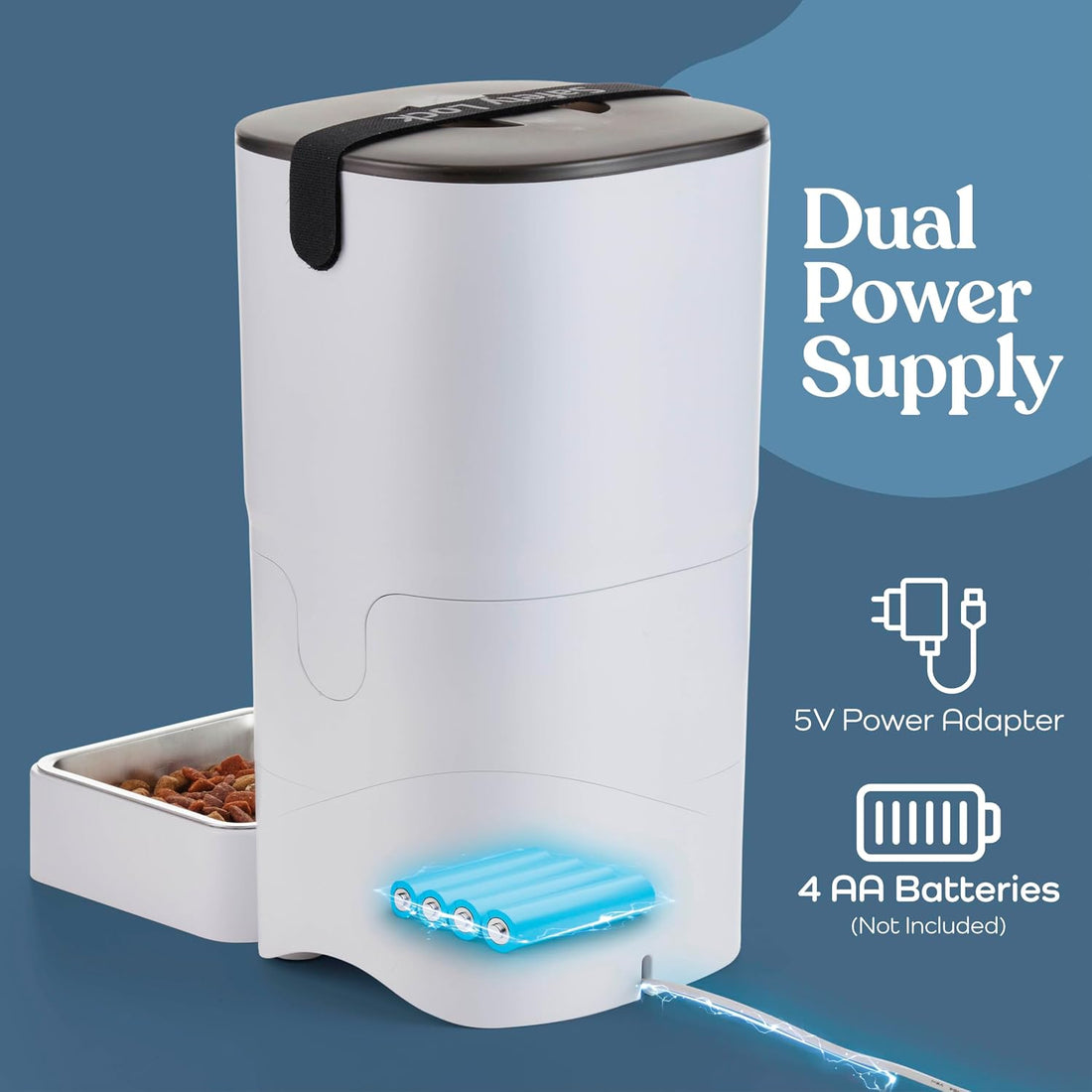 Smart Automatic Cat Feeder - 6-L Reliable Automatic Cat Food