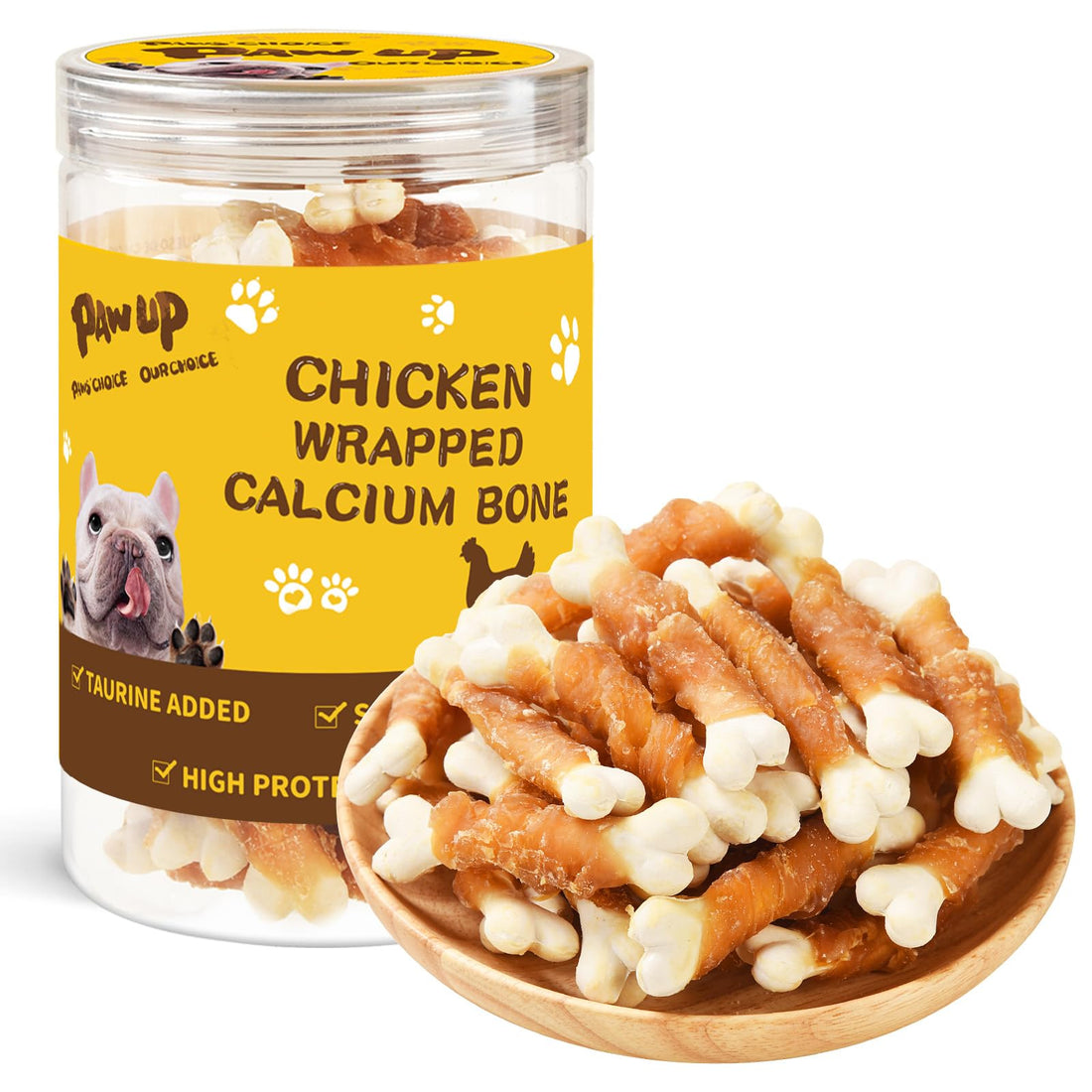 PAWUP Chicken Wrapped Puppy Chew Bones