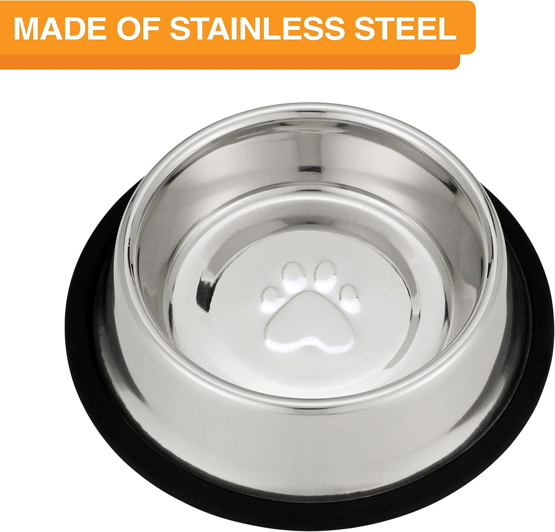 Neater Pet Brands - Stainless Steel No-Skid & Non-Tip Pet Bowl