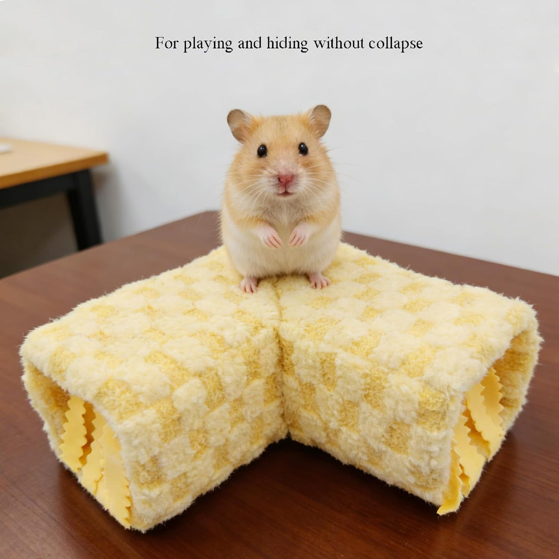 Plush Warm Hideout Tunnel Bed for Hamster, Guinea Pig, Pet Rat