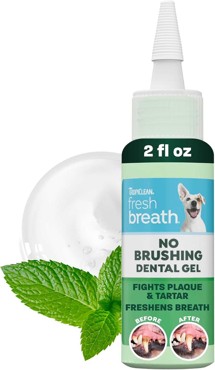 TropiClean Fresh Breath Dog Toothpaste Gel