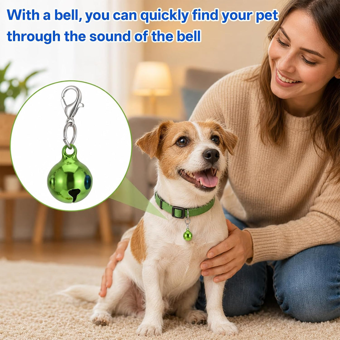 16 Pack Bell for Collar, Cat Bells for Collar, Mini Pet Bells