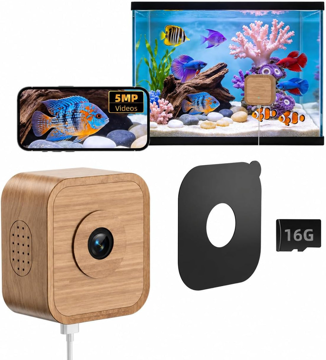 5MP Aquarium & Terrarium & Fish Tank Camera