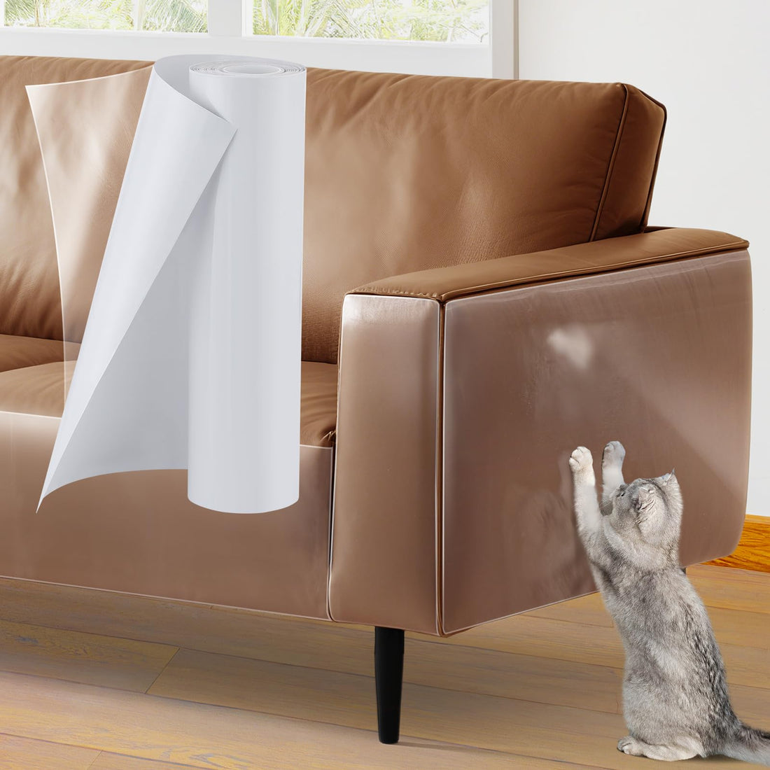 136x12in Cat Scratch Furniture Protector