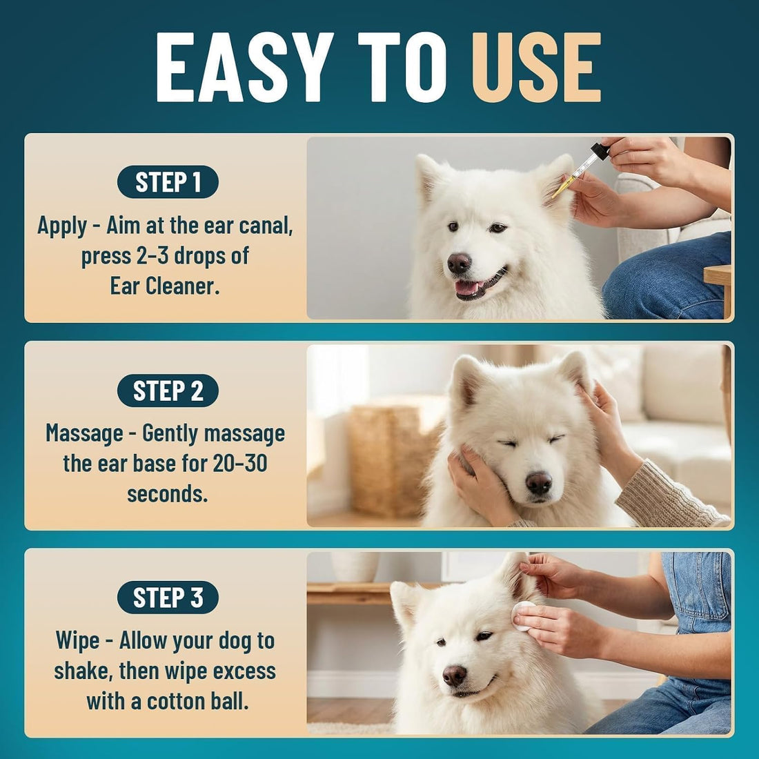 VICSOM Dog Ear Infection Treatment Drops