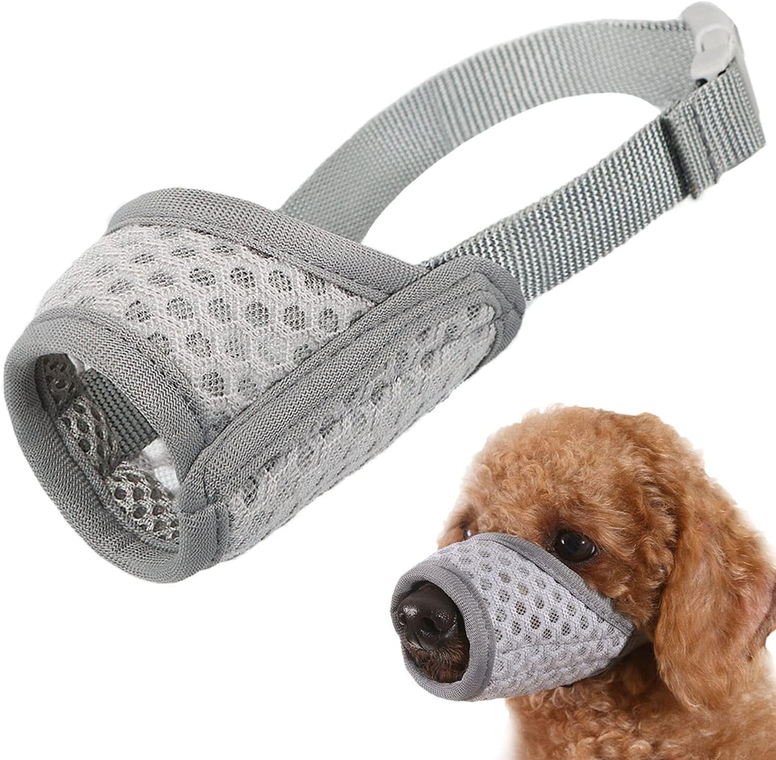 Mayerzon Dog Muzzle, Puppy Soft Mesh Muzzles for Grooming Biting