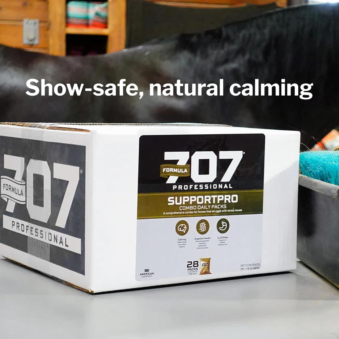 Formula 707 Support Pro Horse Supplement, 28 Daily Packs - Calming Aid