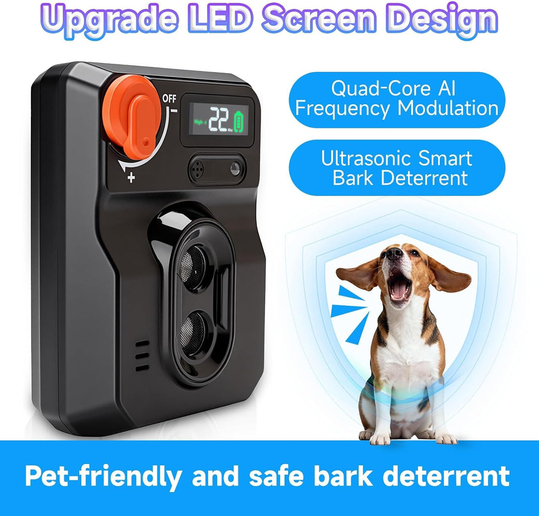 Ultrasonic Dog Bark Deterrent Device - Anti Barking Device for Dogs