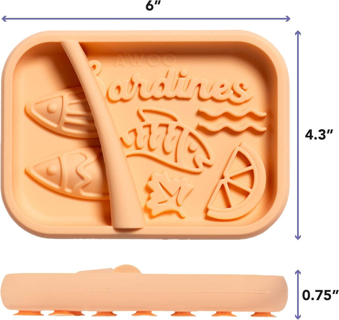 Sardina - Silicone Lick Mat + Slow Feeder for Cats & Small Dogs