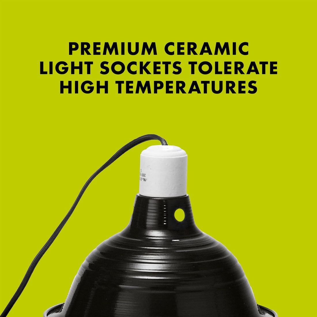 Zilla Premium Reflector Dome Reptile Heat Lamp Fixture, 8.5 Inches