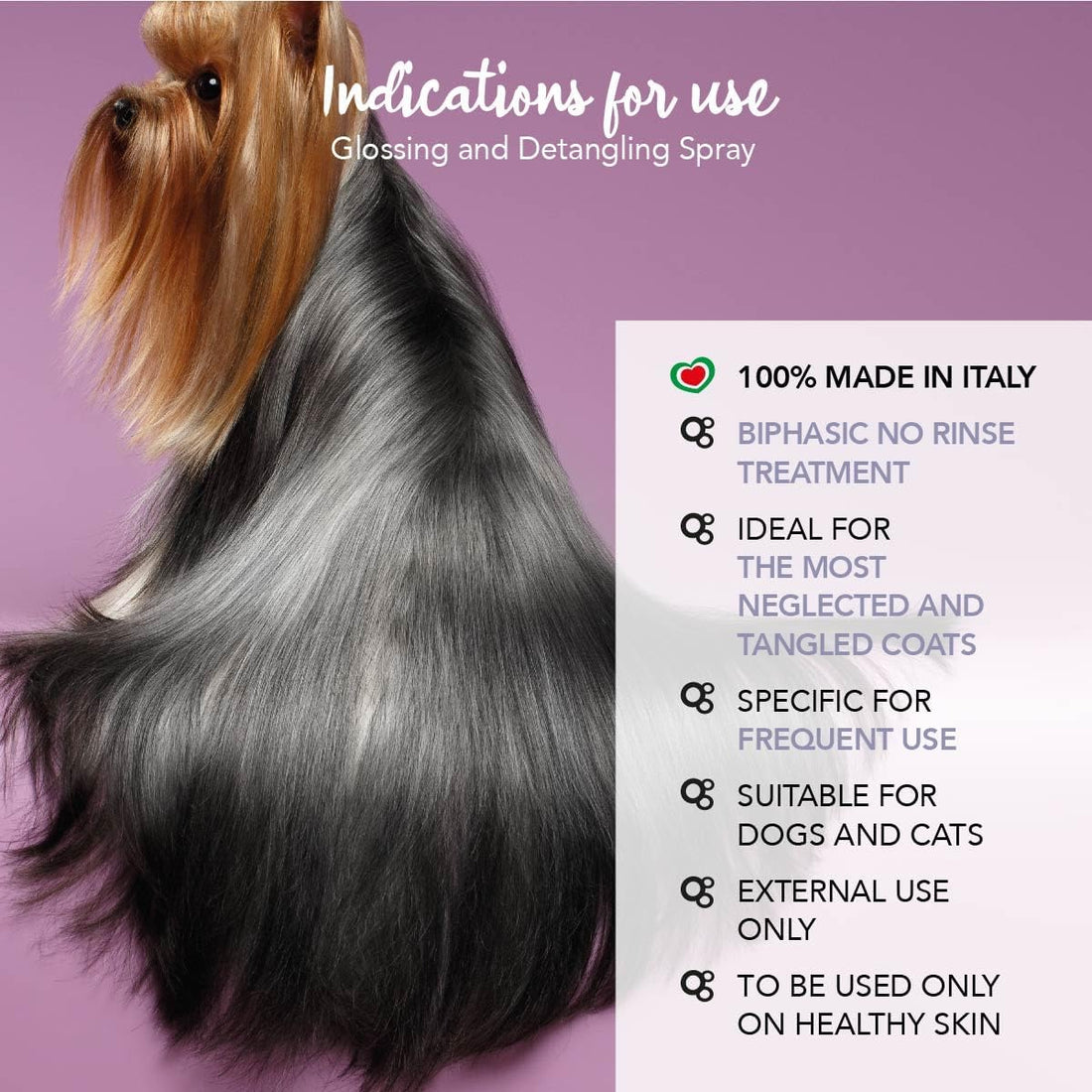 YUUP! Detangling Spray for Dogs & Cats, Bamboo & Flaxseed