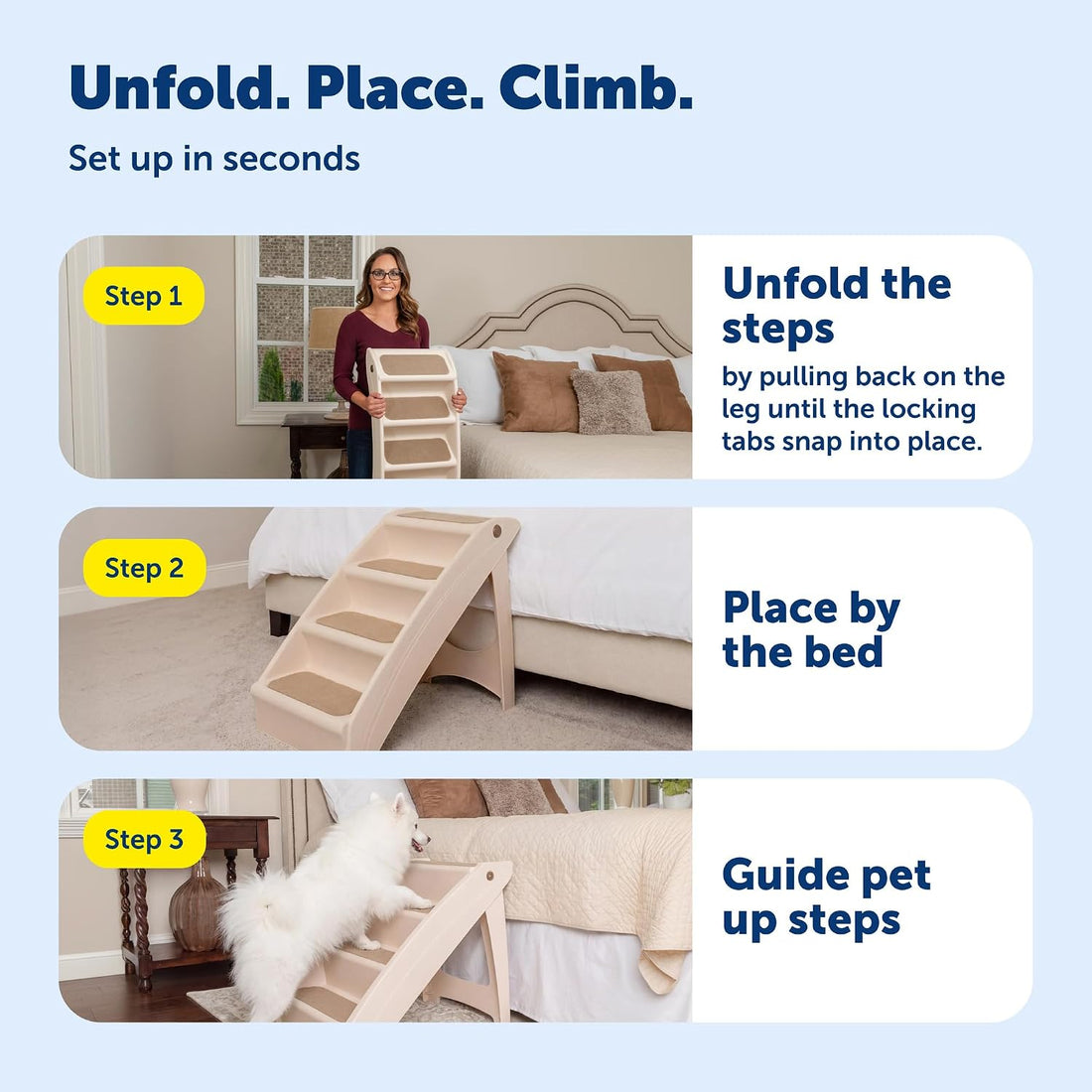 PetSafe CozyUp Folding Dog Stairs