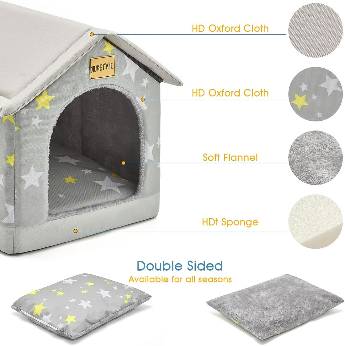 Dog House Indoor, L Size Indoor Dog House for Medium Dog