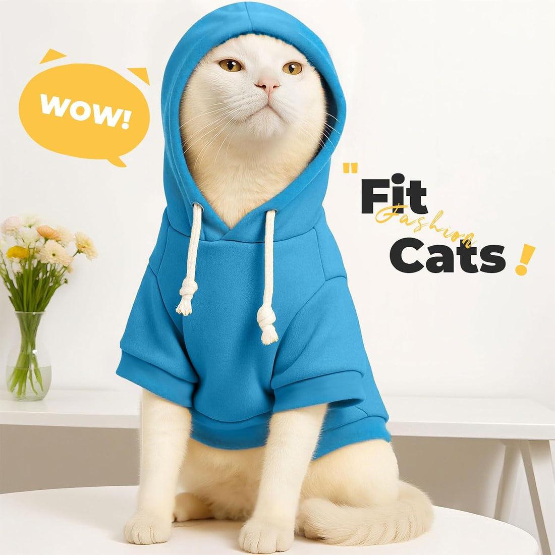 PETCARE Basic Dog Hoodie Sweaters for Small Medium Large Dogs Cats