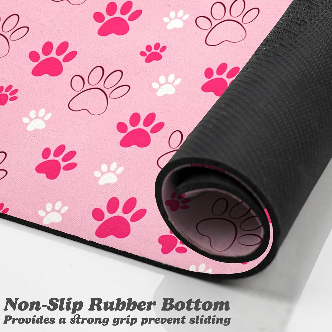 Dog Food Mat, Absorbent Water Bowl Mats Cat Pet Feeding Placemats