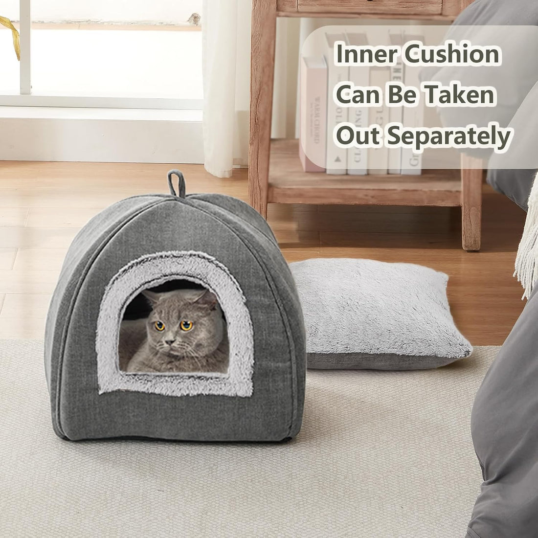Cat Bed Cave-Cat Beds for Indoor Cats,Kittens and Small Pets,Soft