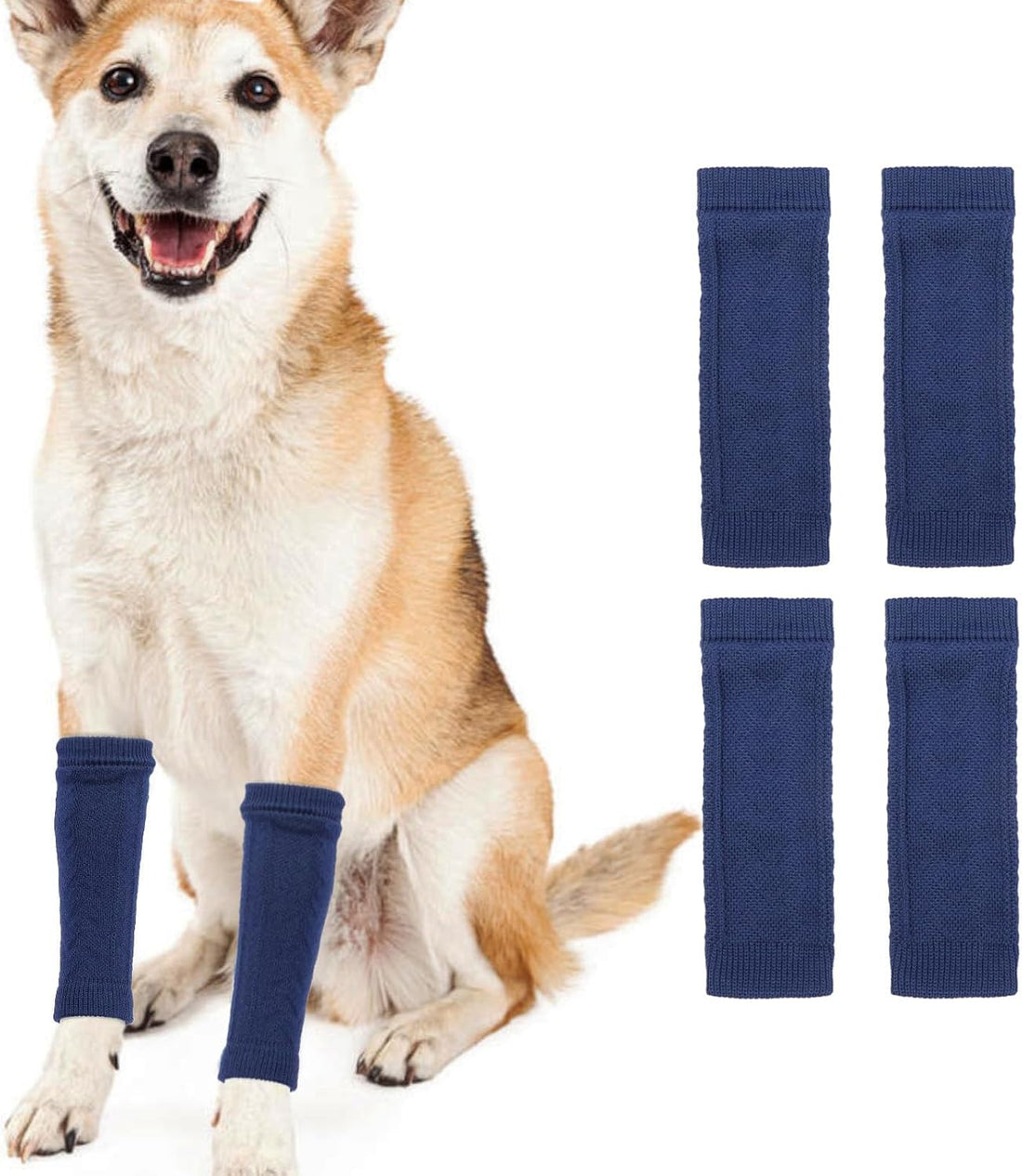 ROZKITCH 4 PCS Dog Arm Sleeve to Help Reducing Licking Scratching
