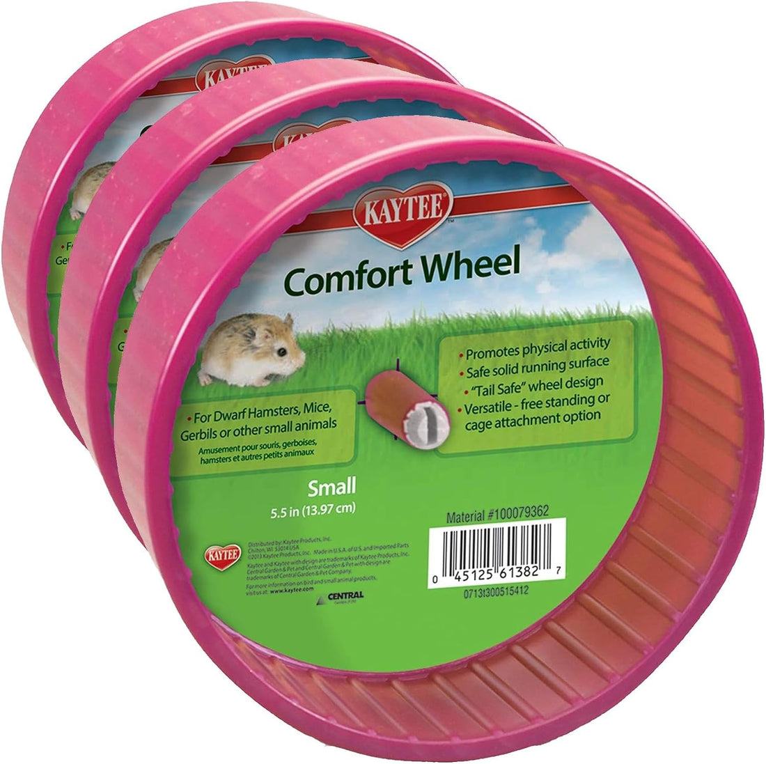 Kaytee Comfort Wheel, Large 8.5 Inches, Hamster Wheel