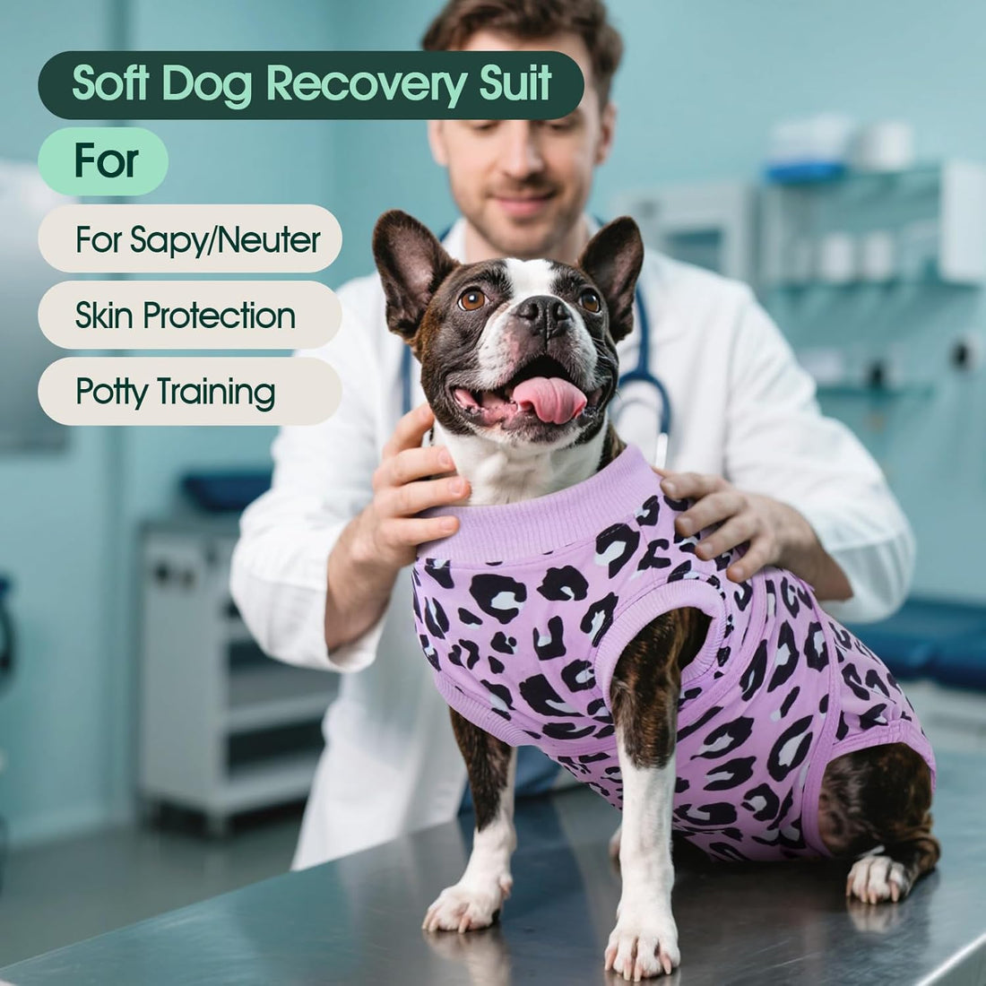 Kuoser Dog Recovery Suit for Dogs After Surgery,Professional Surgical
