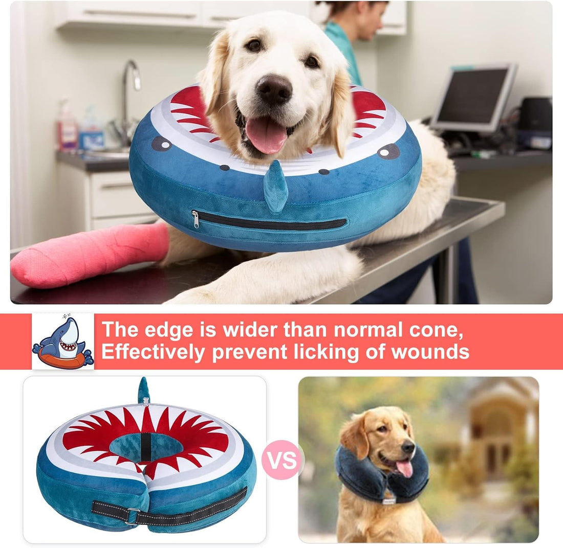 BEAUTYZOO Dog Cone Collar Alternative After Surgery,Pet Neck Donut