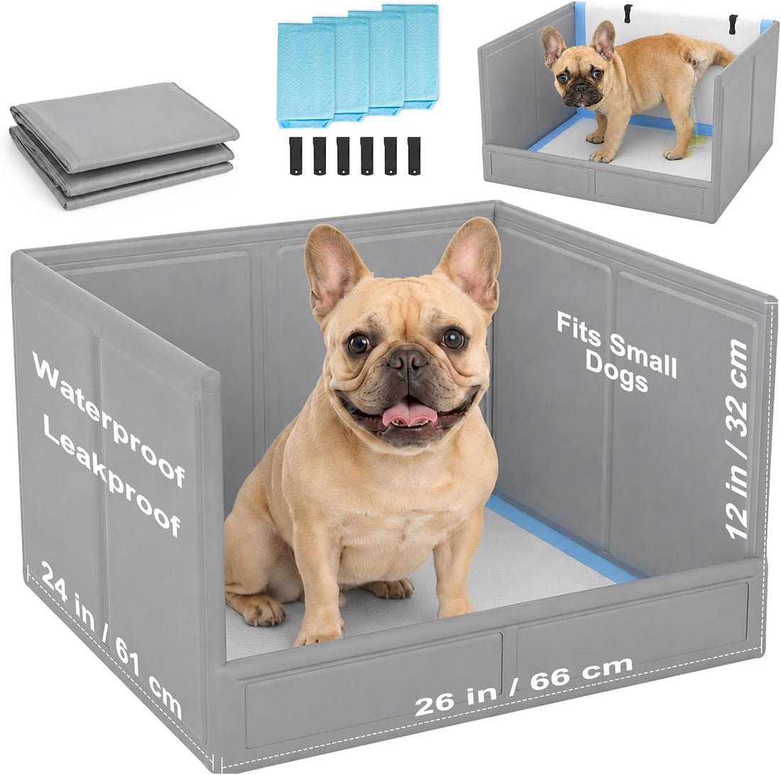 BoYata Dog Litter Box with High Walls