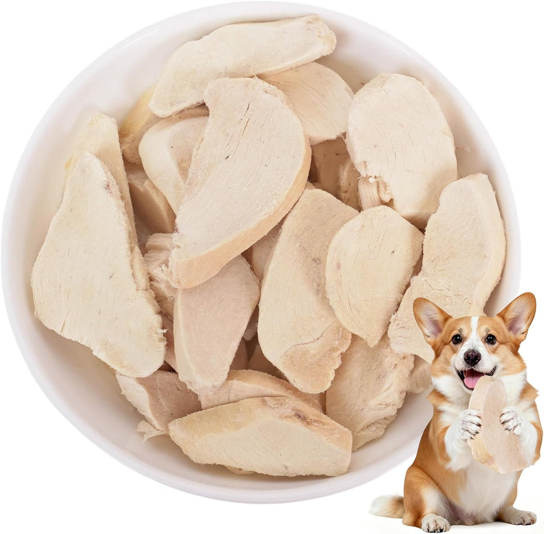 14.1oz Freeze Dried Chicken Cat & Dog Treats, Single Ingredient