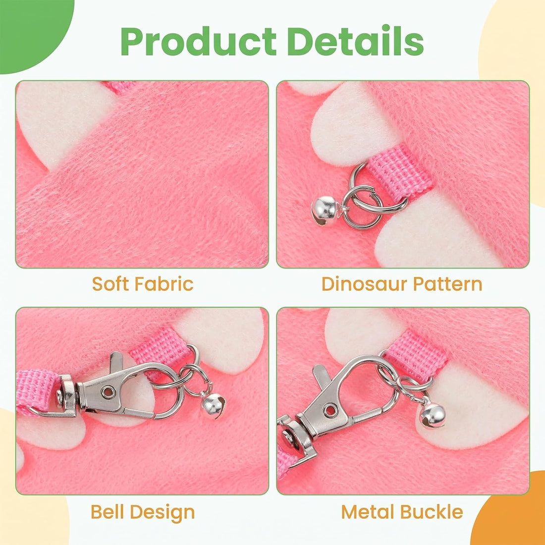 Rabbit Harness and Leash Set Escape Proof Small Animal Vest Harnesses