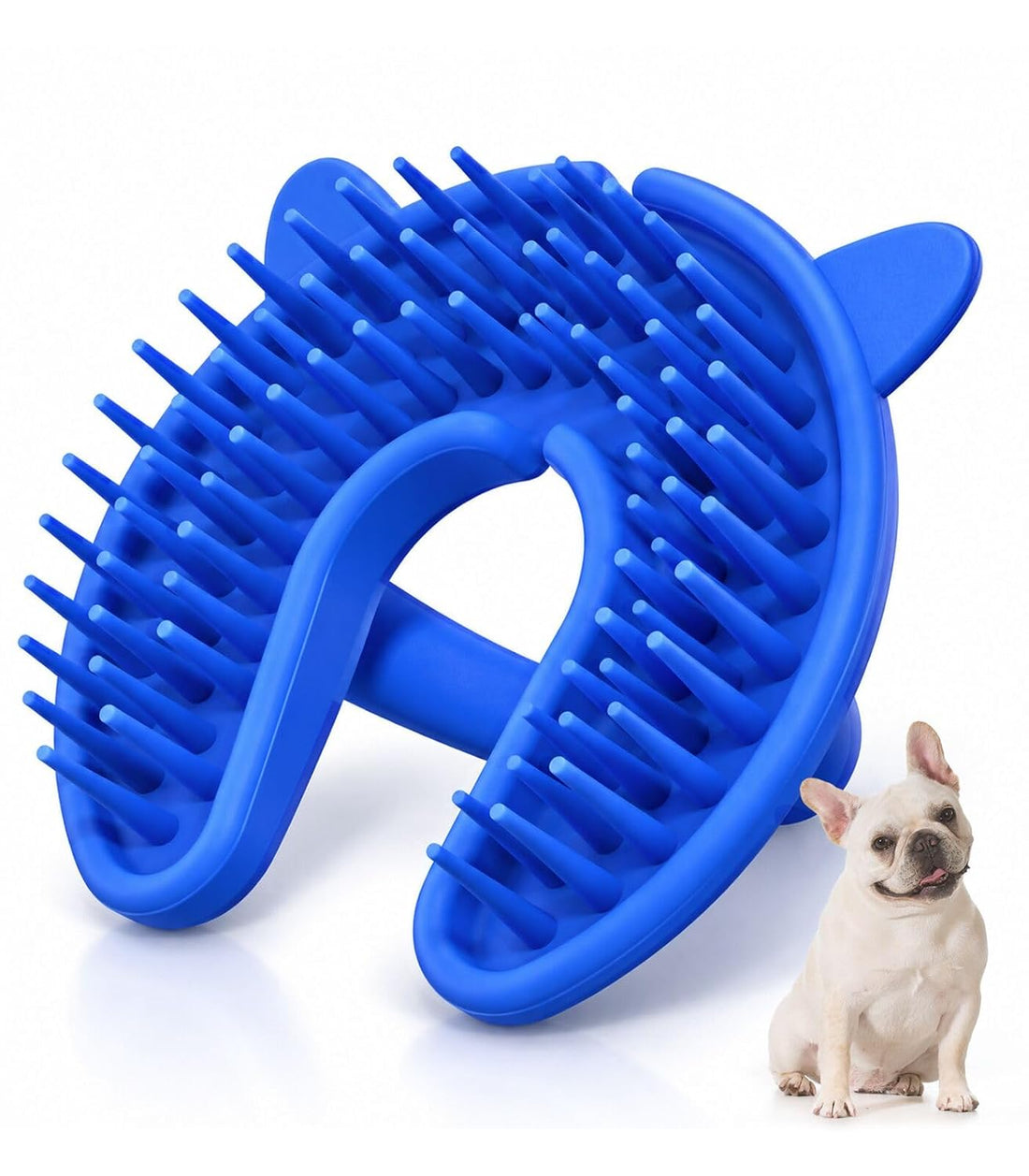 Silicone Nub Brush – Corkscrew Tail Dog Brush for Bulldog