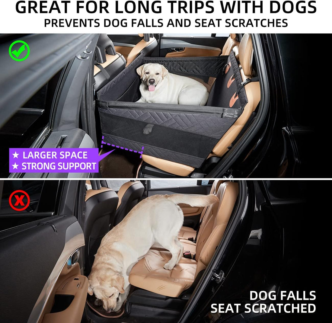 TKYZ Large Dog Car Seat,Back Seat Extender for Dogs,Waterproof Medium