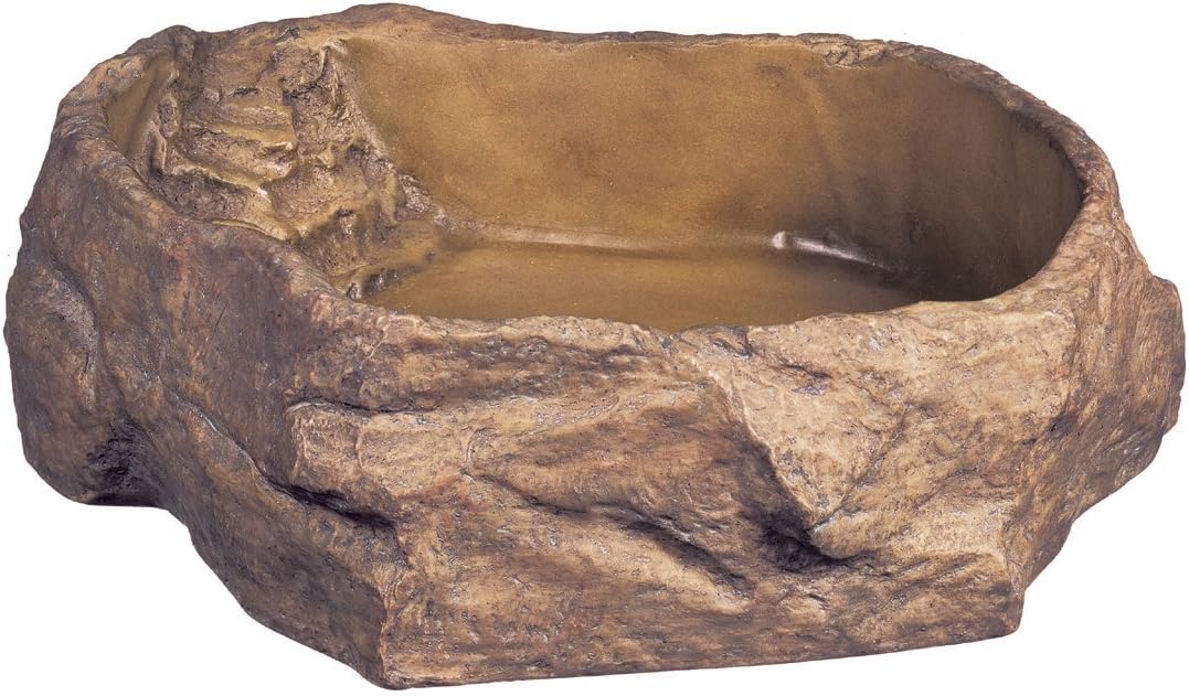 Exo Terra Water Dish, Water Bowl for Reptiles, X-Large, Flavorless