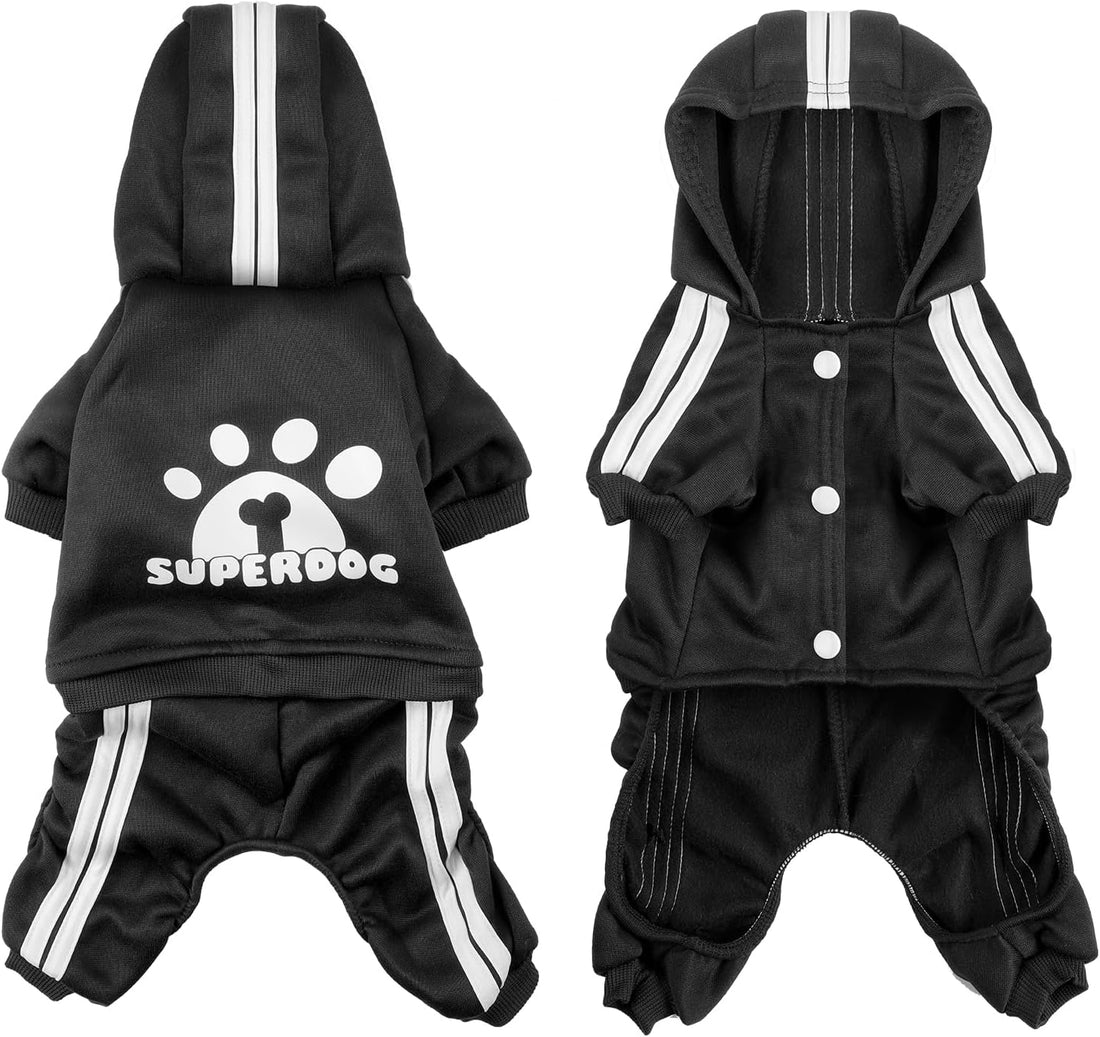 LONTEPET Dog Hoodie 4 Legs Jumpsuit for Small Dogs Puppy Clothes Dog
