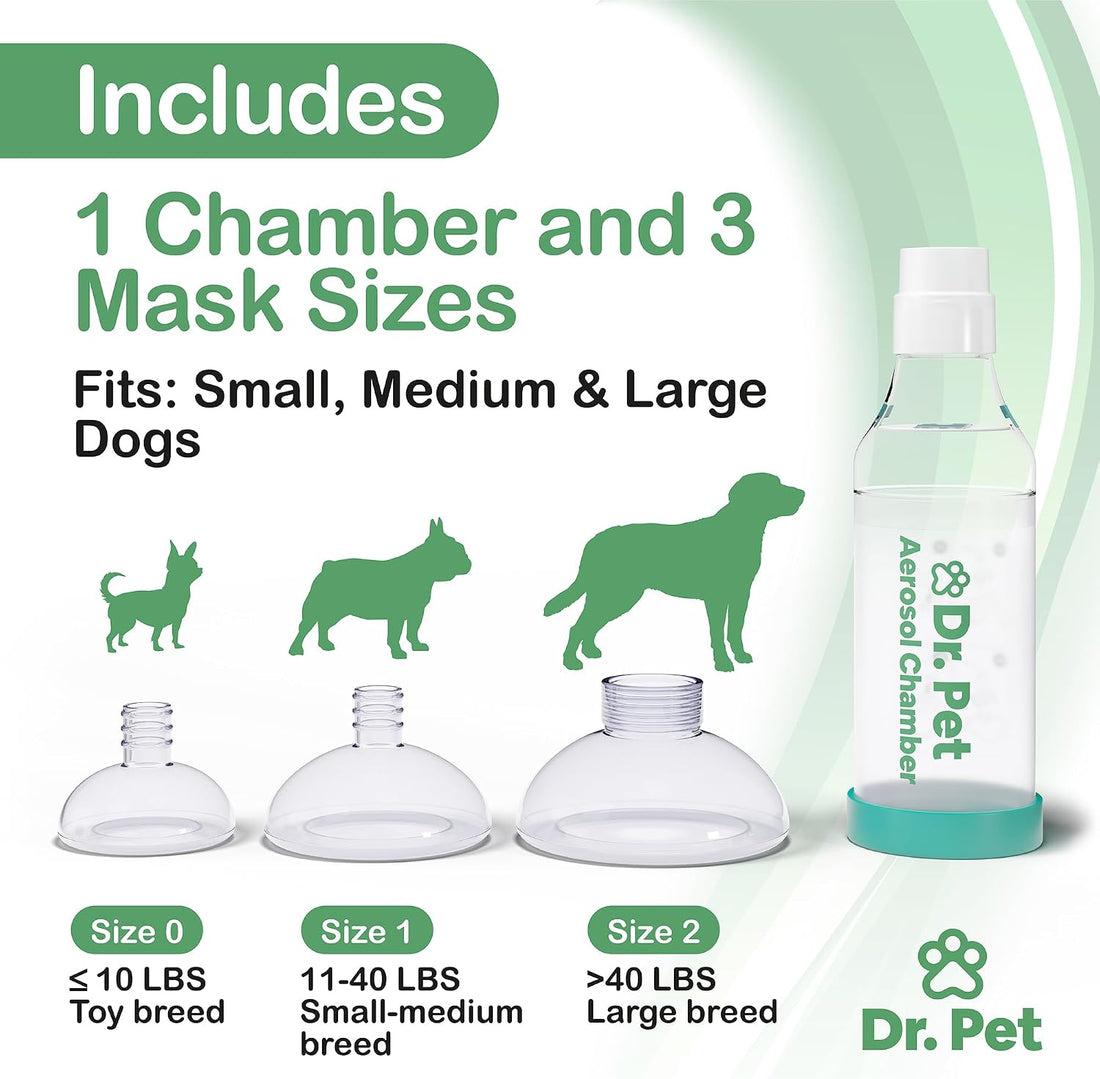 Dog Aerosol Chamber – Canine Inhaler Spacer for Dogs