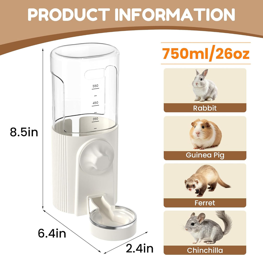 26oz Bite-Proof Rabbit Water Bottle