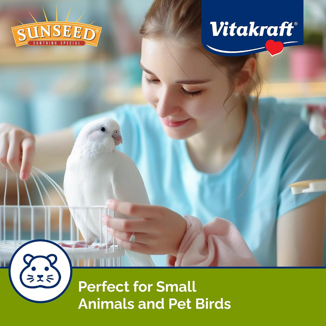 VitaKraft Sunseed Natural Corn Cob Bedding and Litter for Bird 350 cu