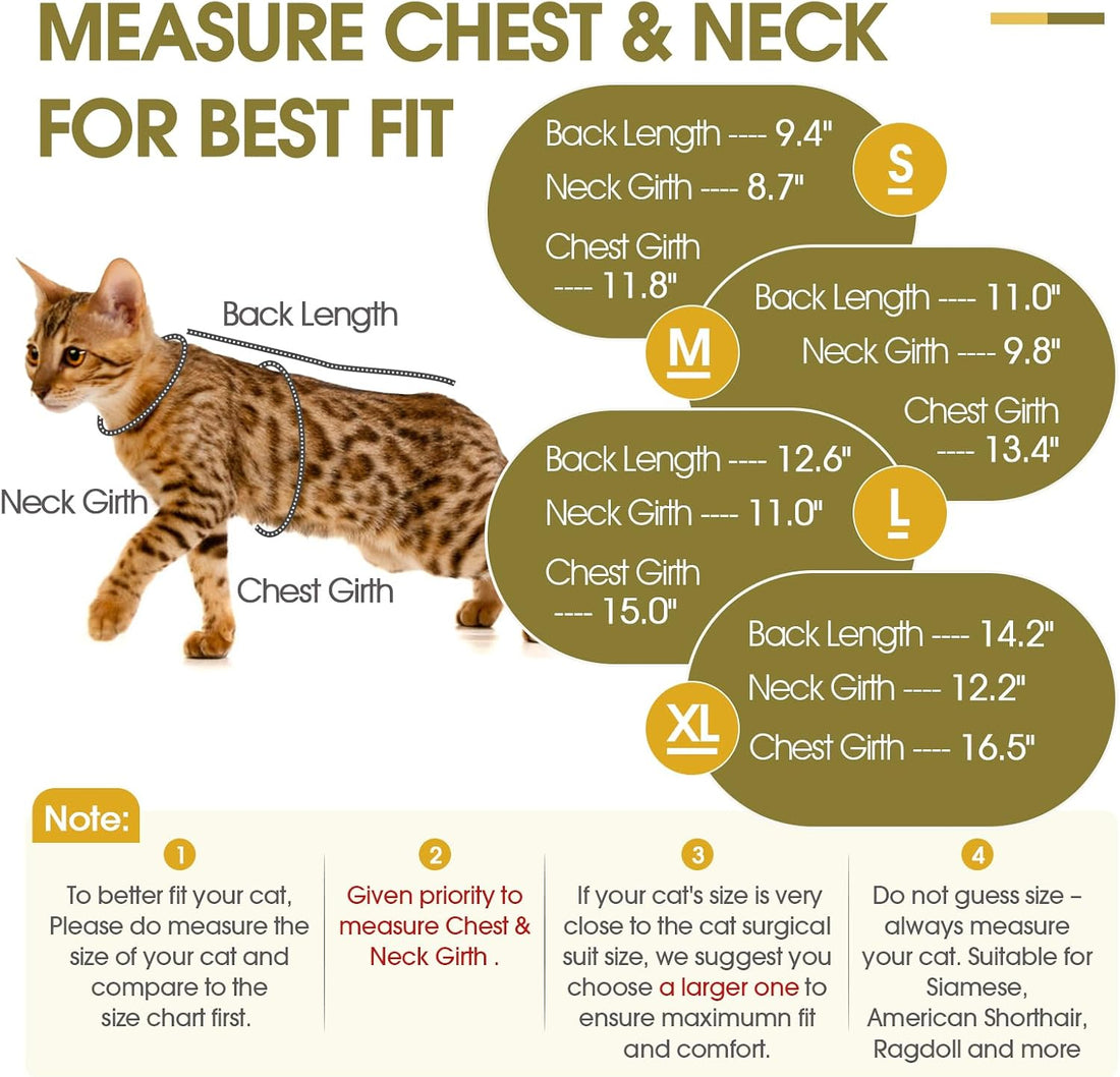QBLEEV Cat Recovery Suit for Foreleg
