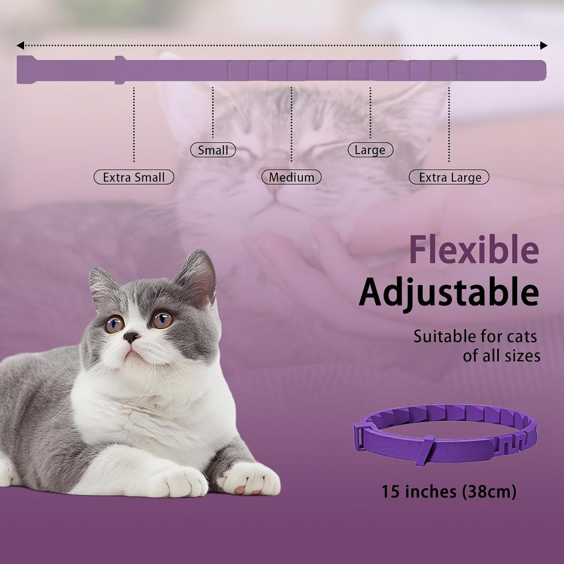 Cat Calming Collars, Pheromone Collar for Cats