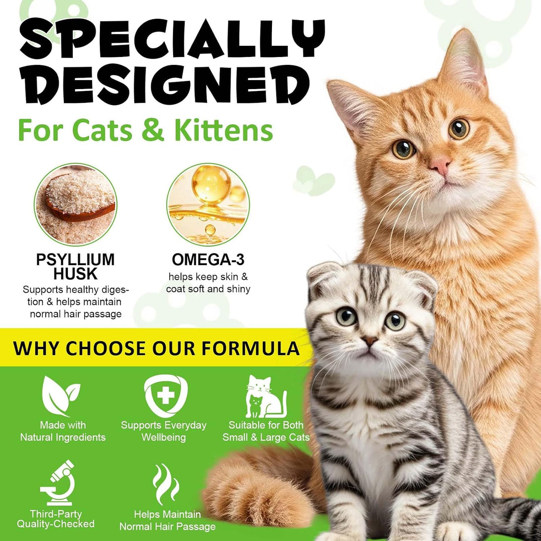 Hairball Treatment for Cats & Kittens